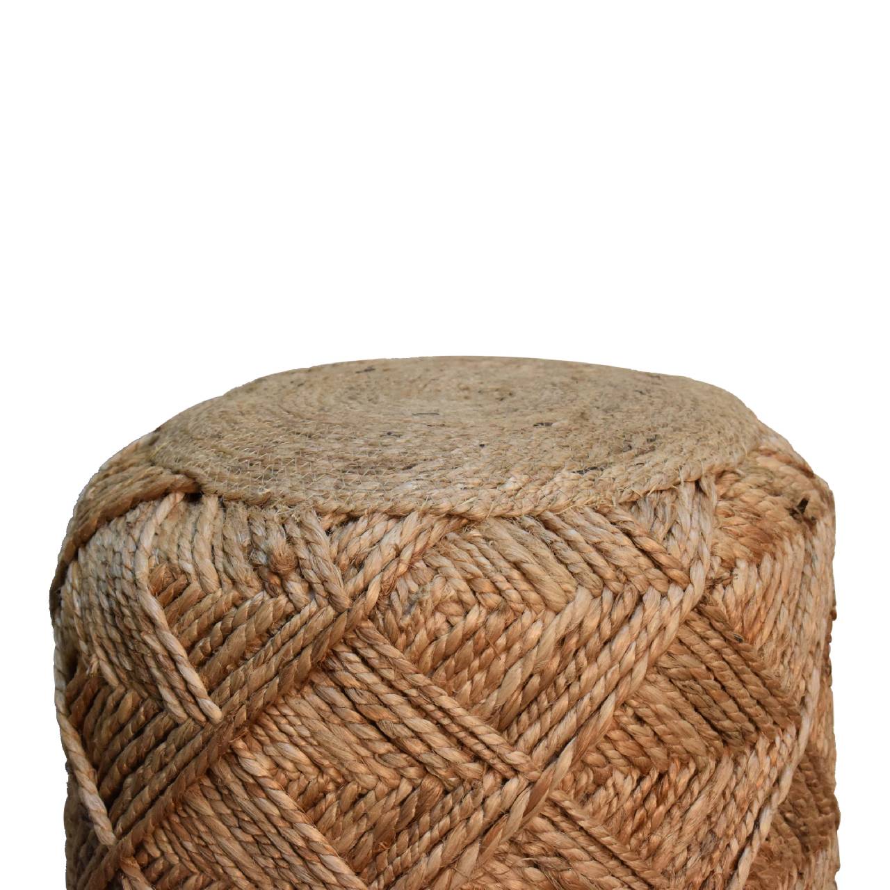 Jute Fibre Footstool - Small - Image 4