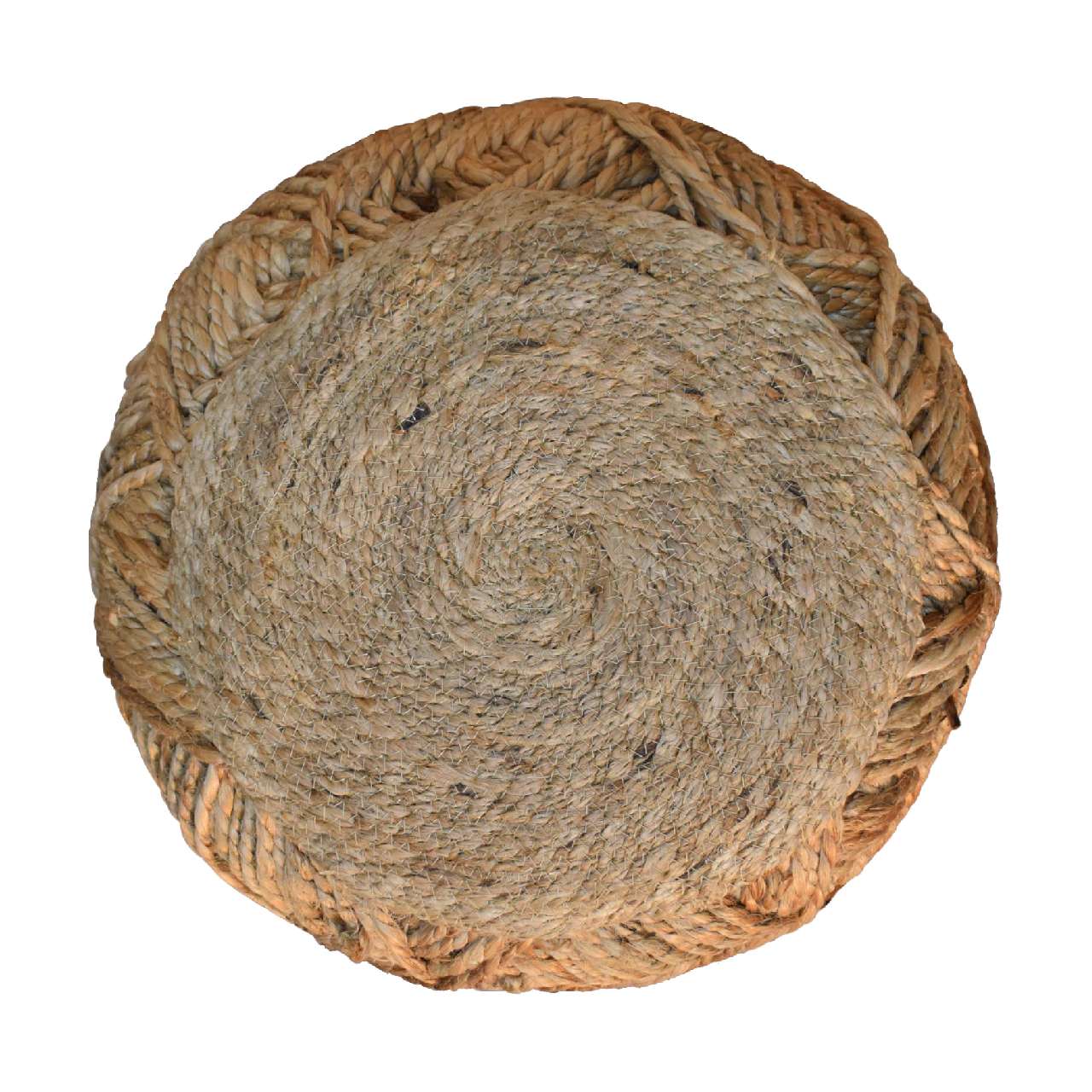 Jute Fibre Footstool - Small - Image 7