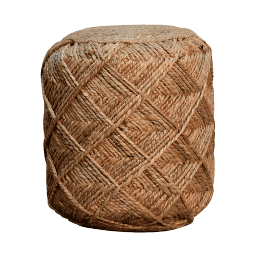 Jute Fibre Footstool - Small - Image 9