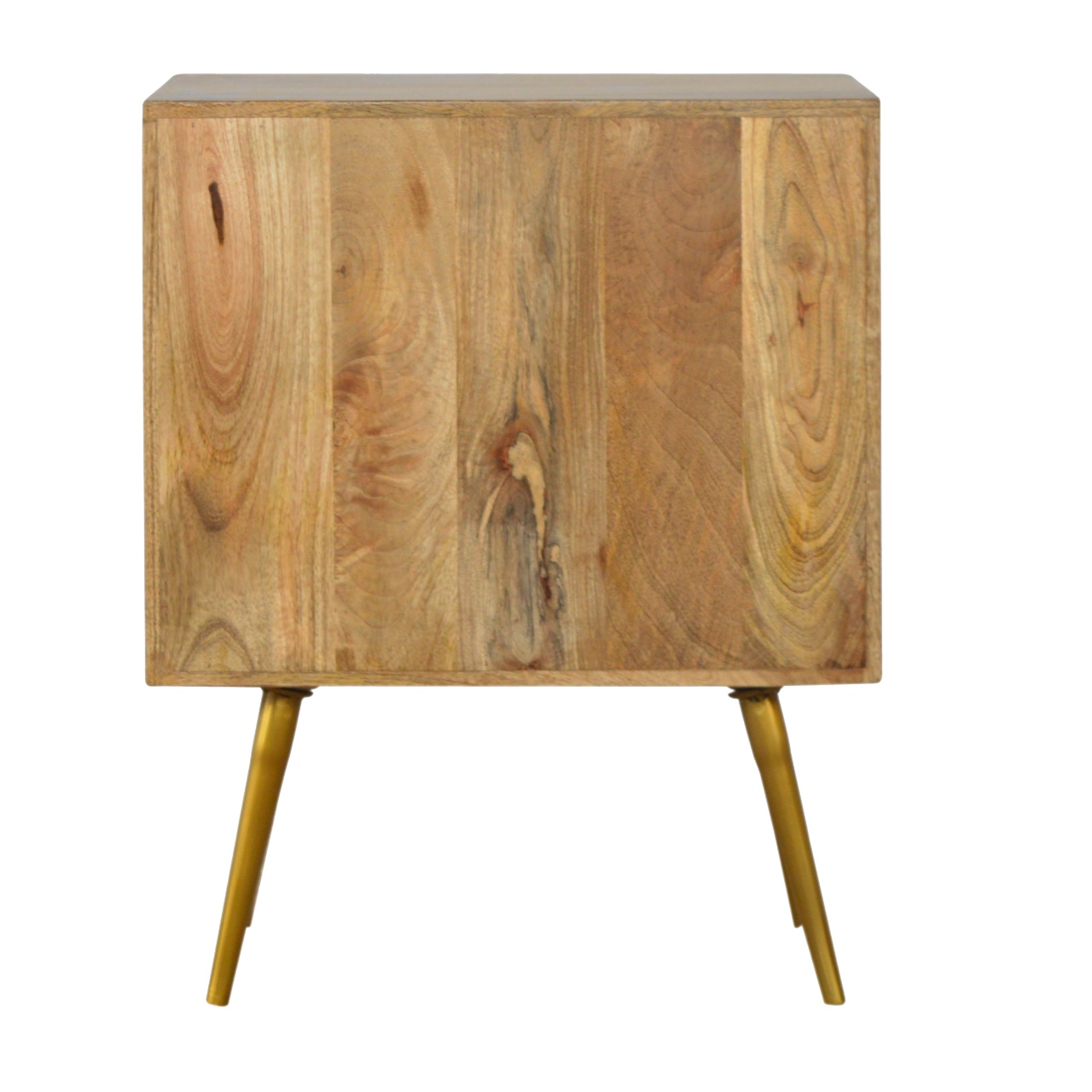 Cement Inlay Nightstand with Open Slot - Image 9