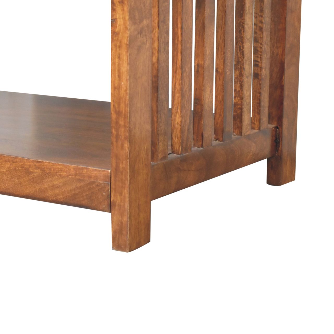 Slatted Chestnut Coffee Table - Image 7