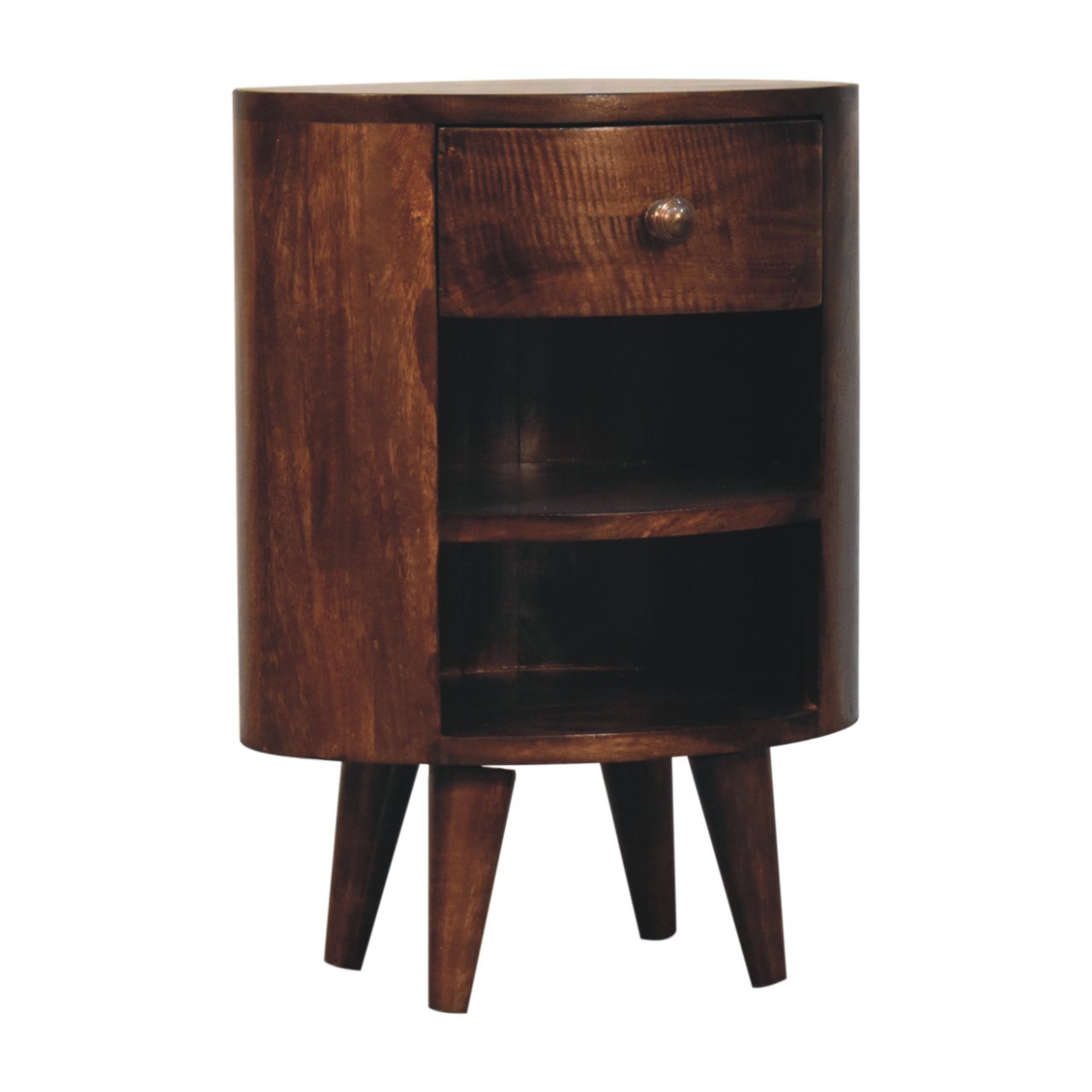 Cortez California Walnut Bedside - Image 3