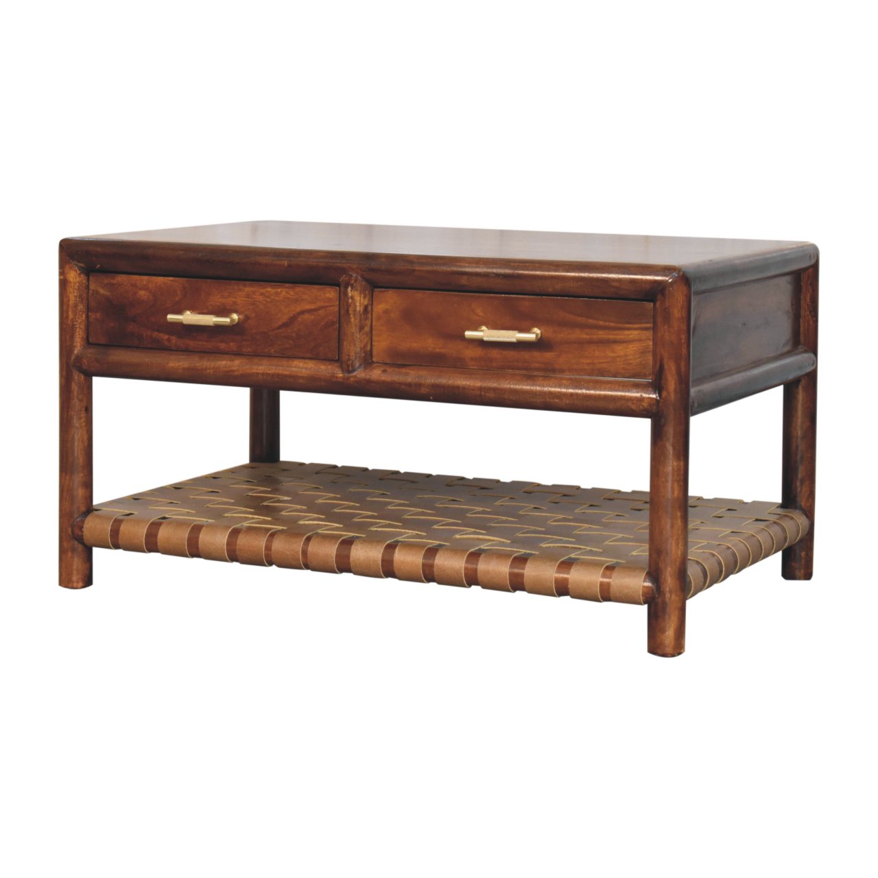Regency Woven Console Table with 4 drawers - Image 2