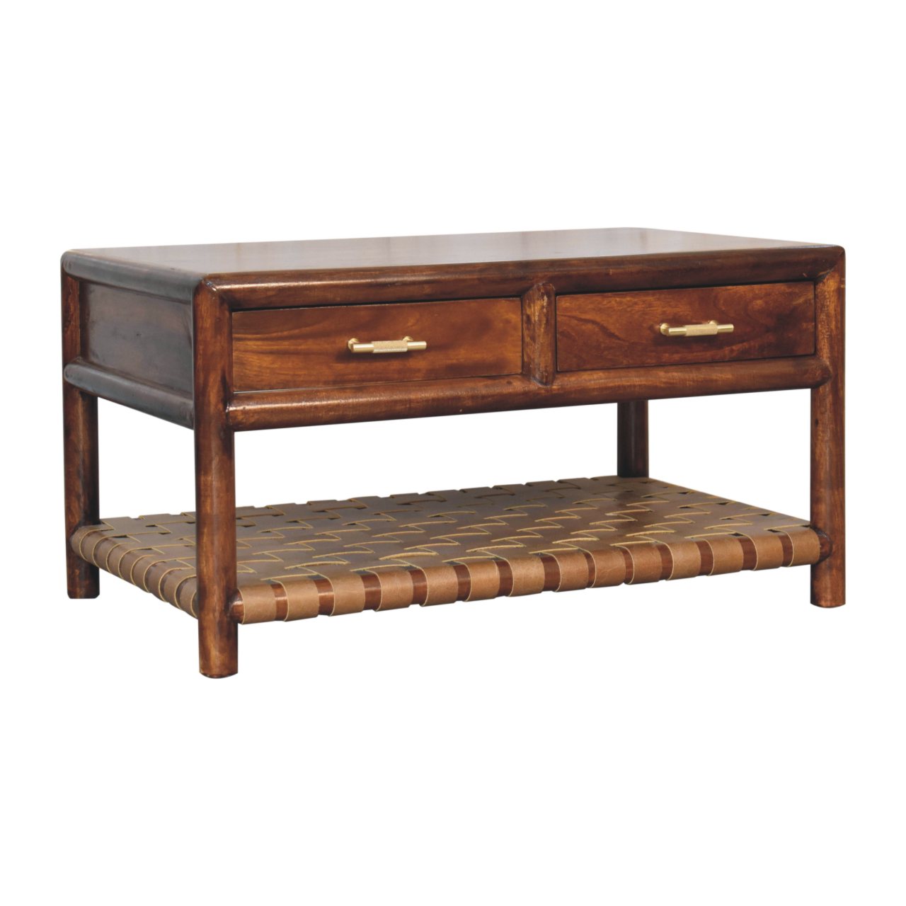 Regency Woven Console Table with 4 drawers - Image 3