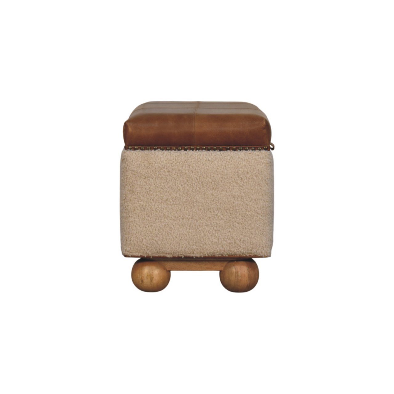 Boucle Lid- up Storage Ottoman - Image 9