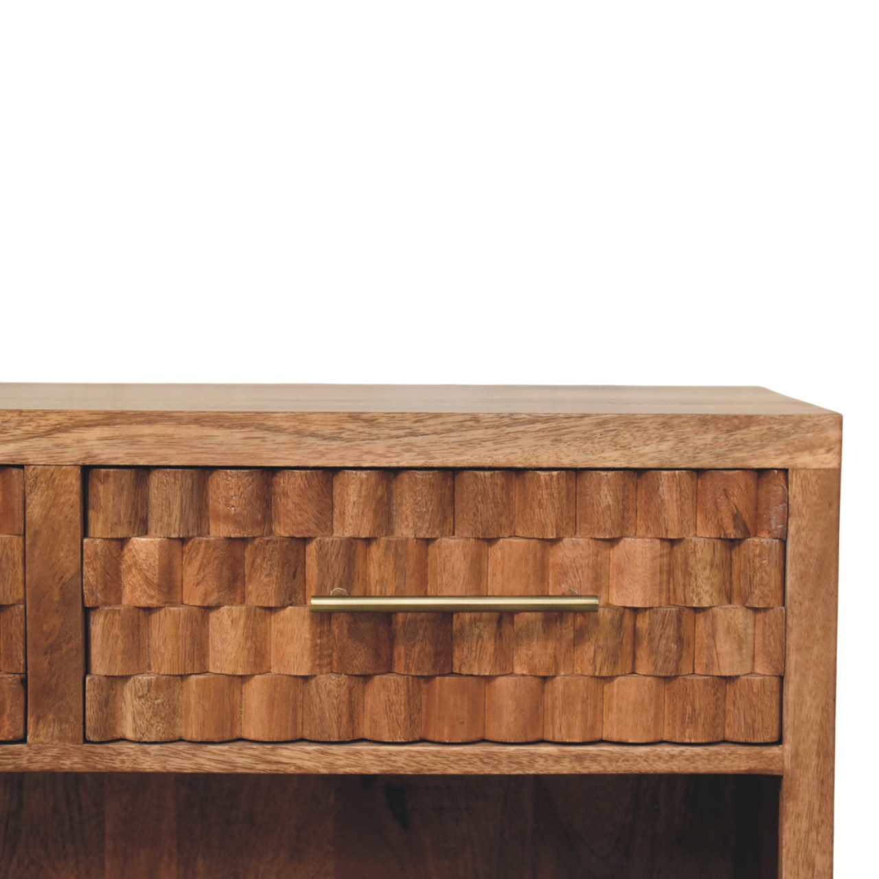 Arno Shoe Storage Unit in Golden Teak - Image 4