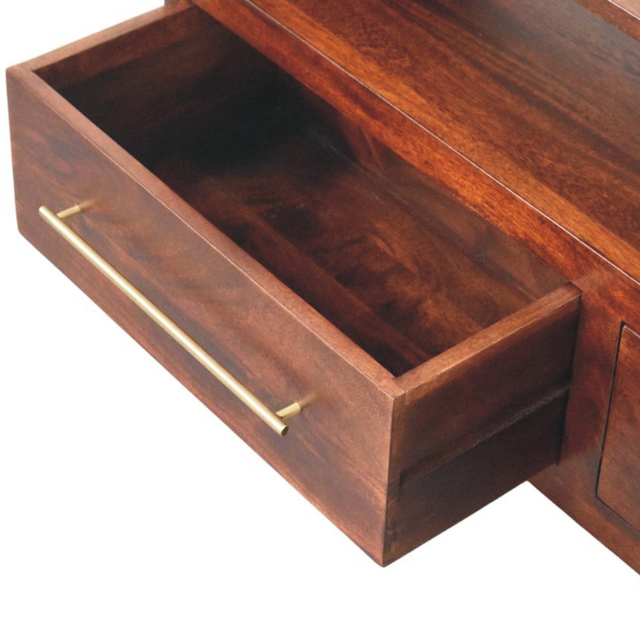 Arched Edge 2 Drawer Media Unit - Image 6