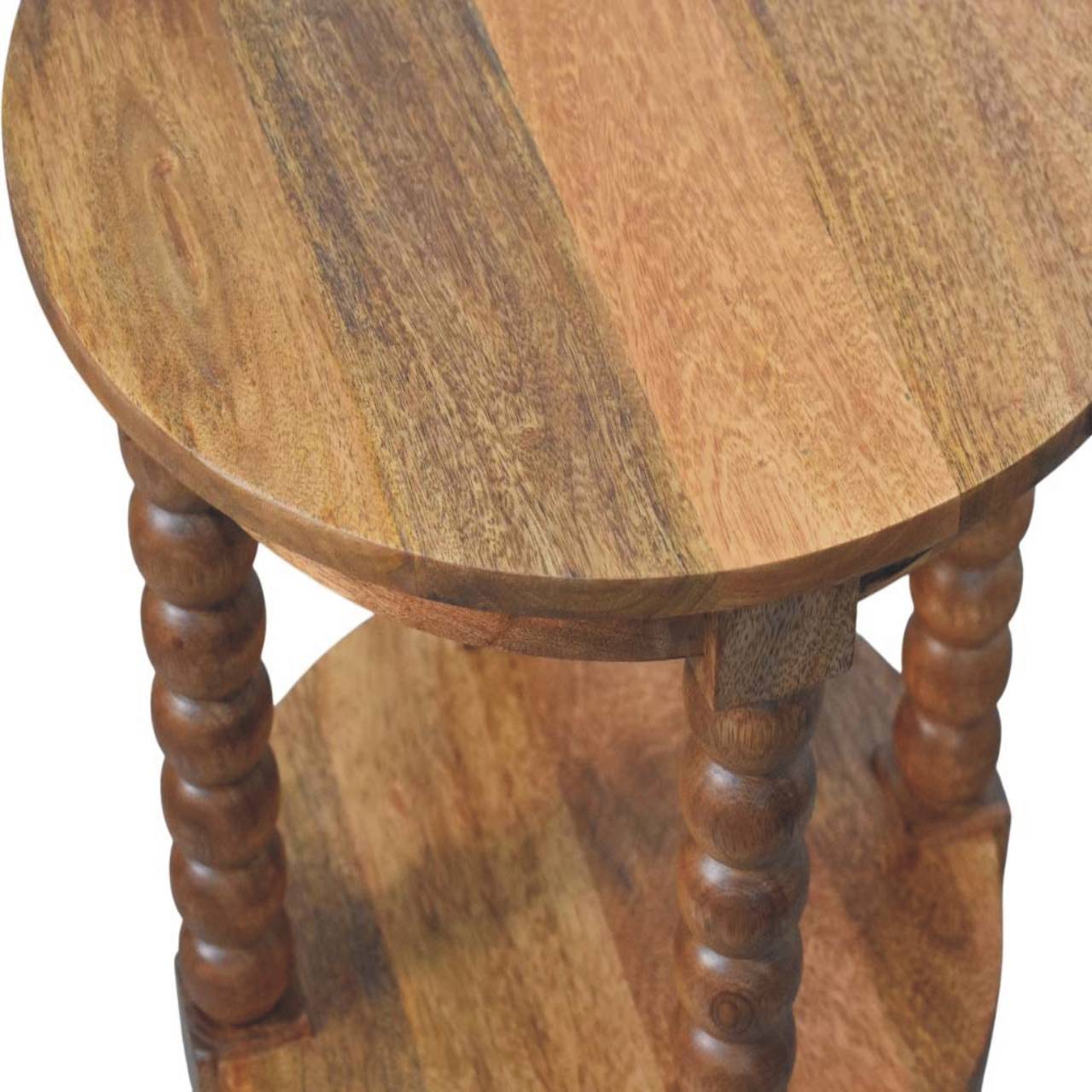 Barley Twist Round Side Table - Image 4