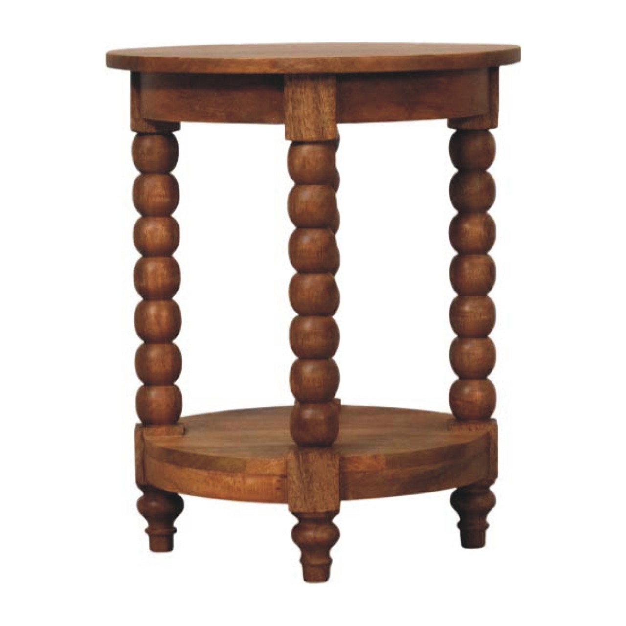 Barley Twist Round Side Table - Image 9