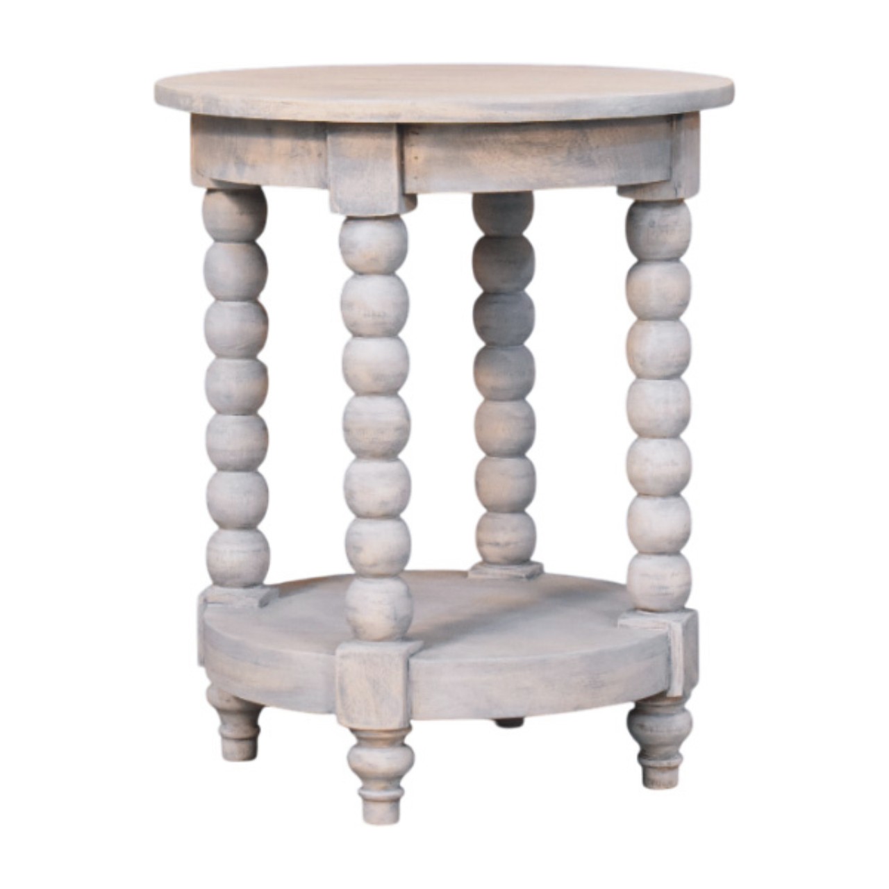 Ellsworth Round Side Table in Acid Wash - Image 2