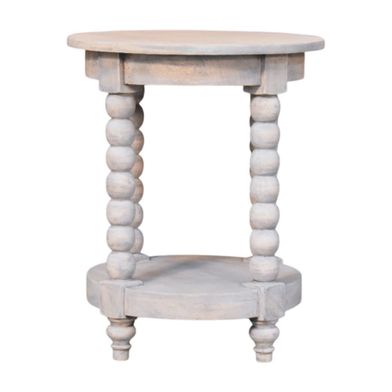 Ellsworth Round Side Table in Acid Wash - Image 9