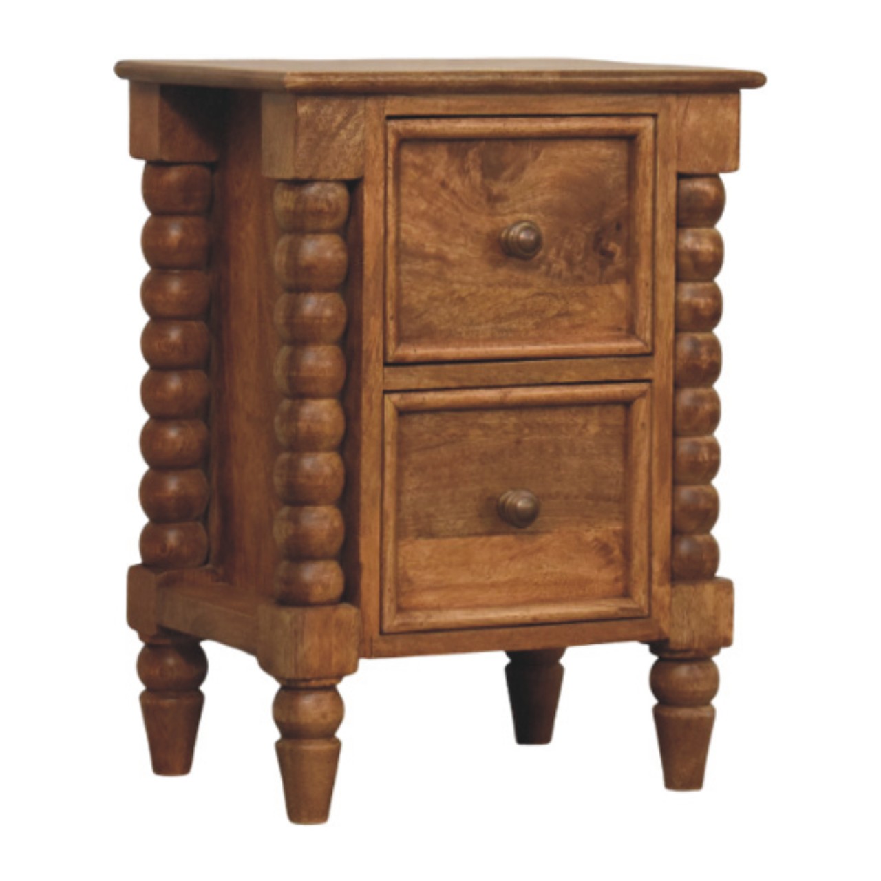 Barley Twist 2-Drawer Bedside - Image 3