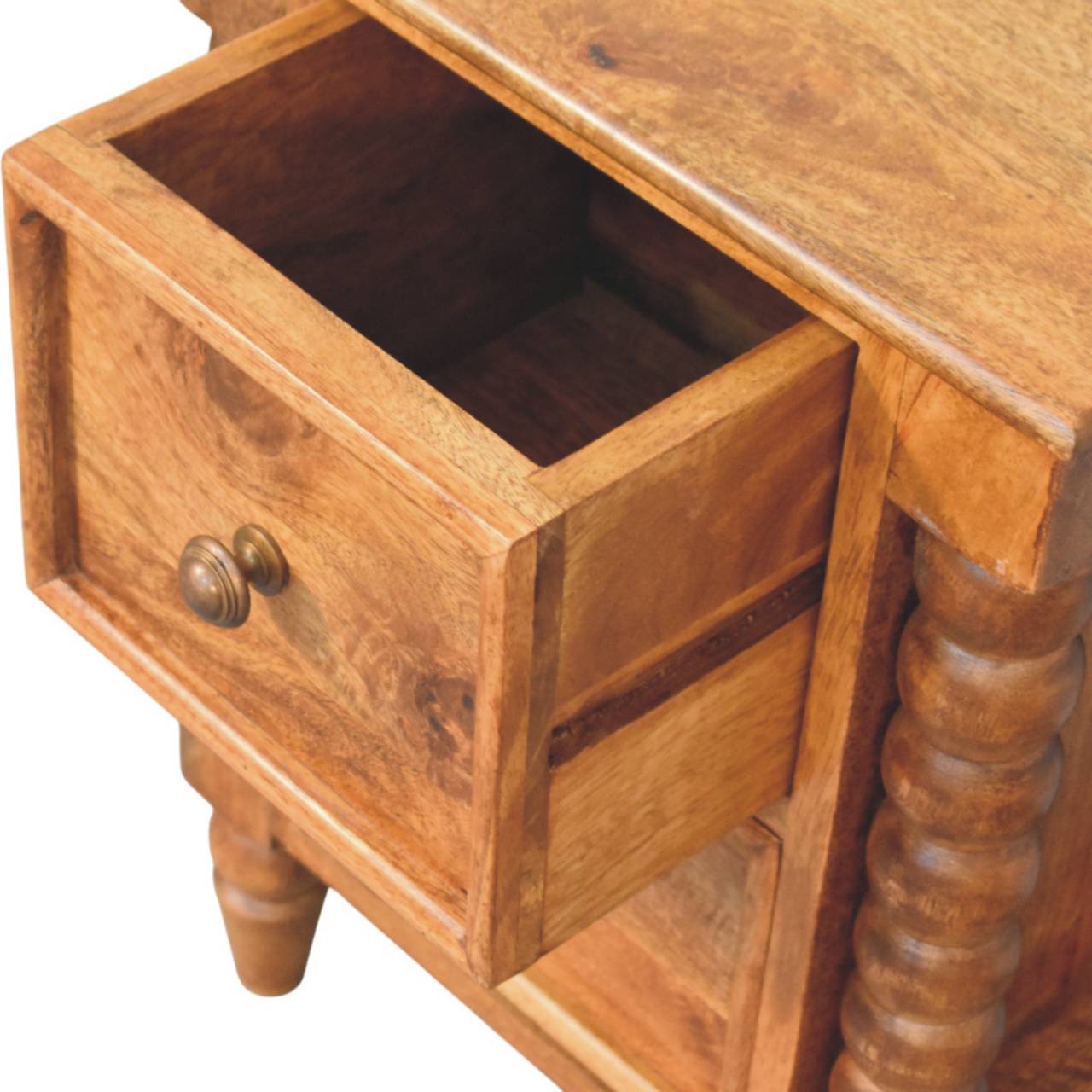 Barley Twist 2-Drawer Bedside - Image 6