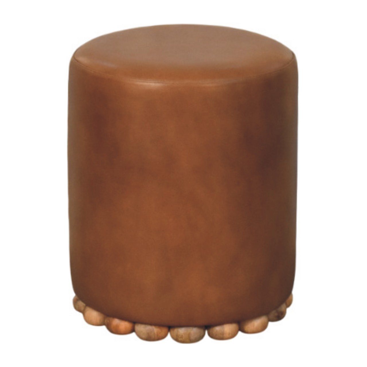 Bola Leather Stool - Image 2