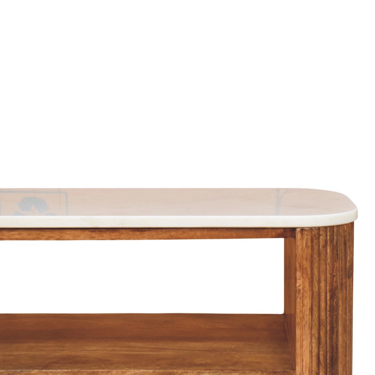 Beaumont Marble Shoe Bench - Image 4
