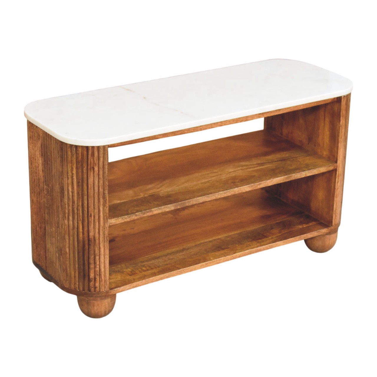 Beaumont Marble Shoe Bench - Image 6