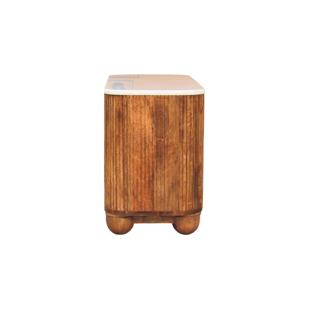 Beaumont Marble Shoe Bench - Image 8