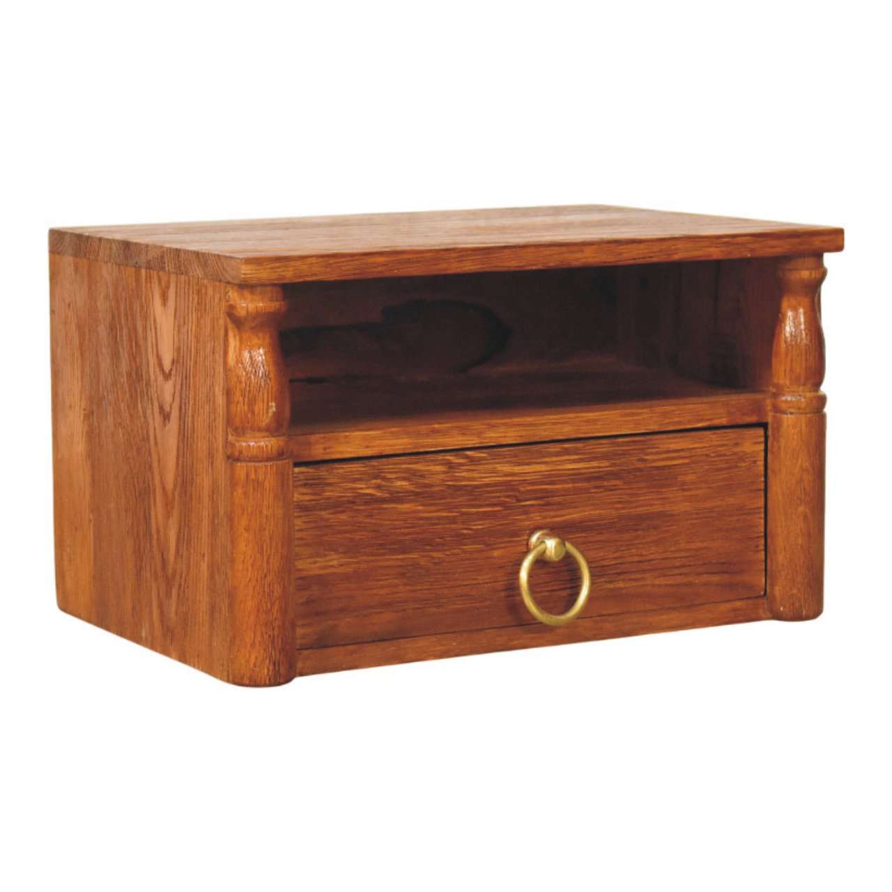 Turned Pillar Wall Nightstand - Image 2