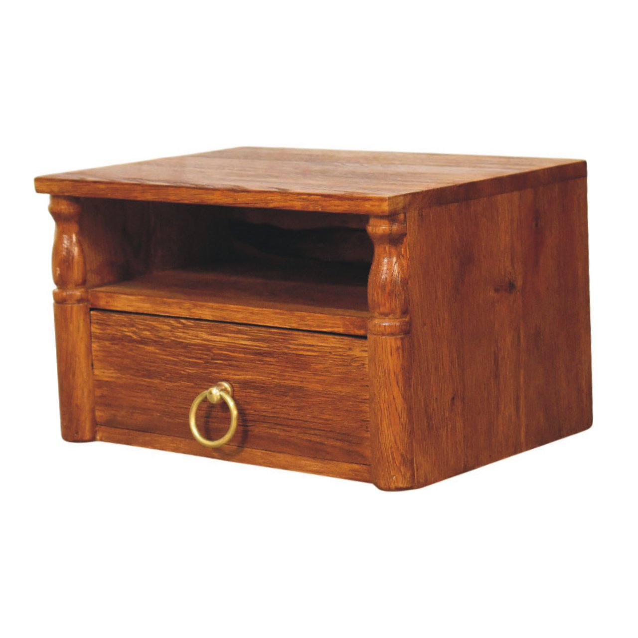Turned Pillar Wall Nightstand - Image 3