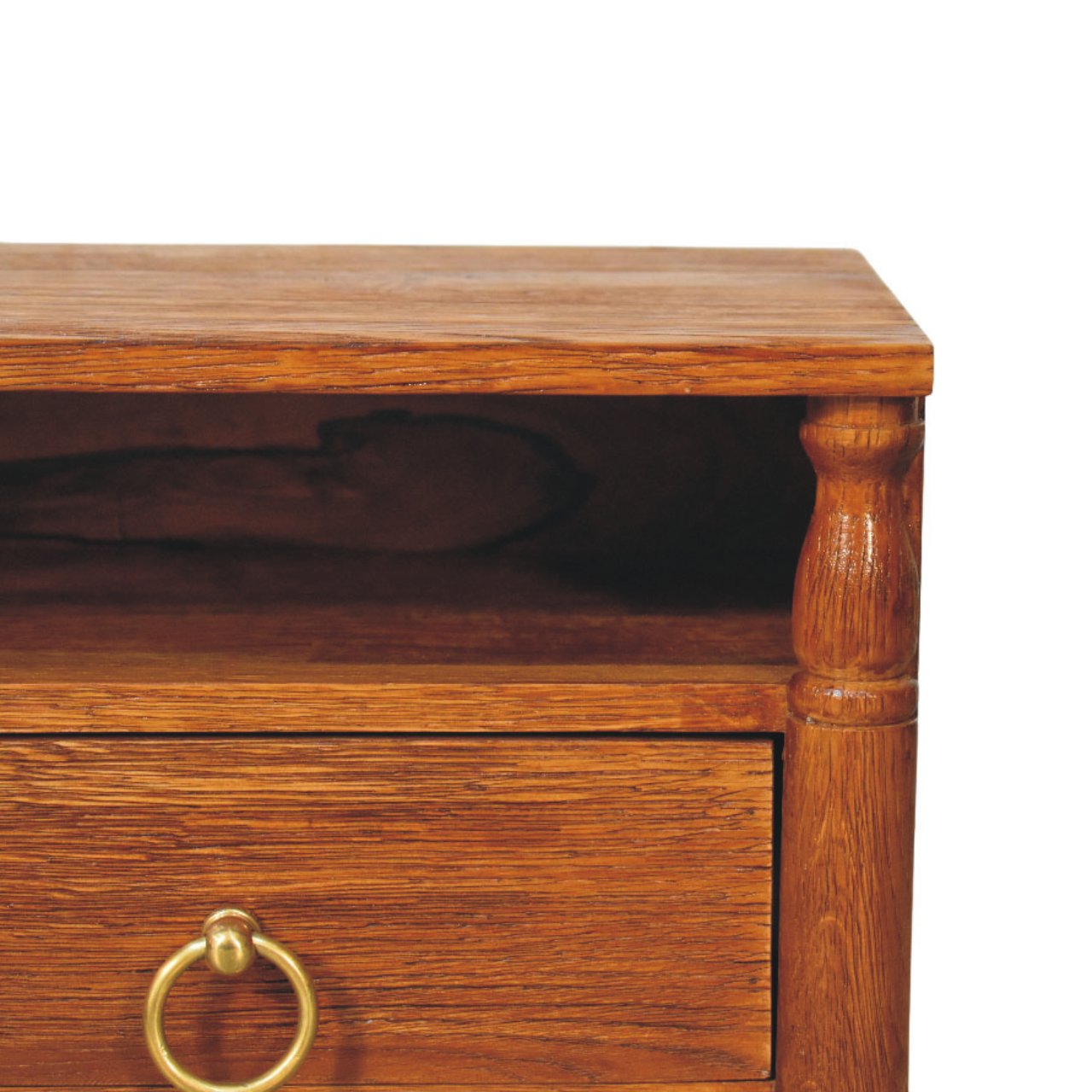 Turned Pillar Wall Nightstand - Image 4