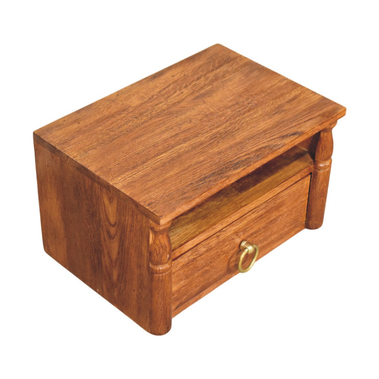 Turned Pillar Wall Nightstand - Image 5