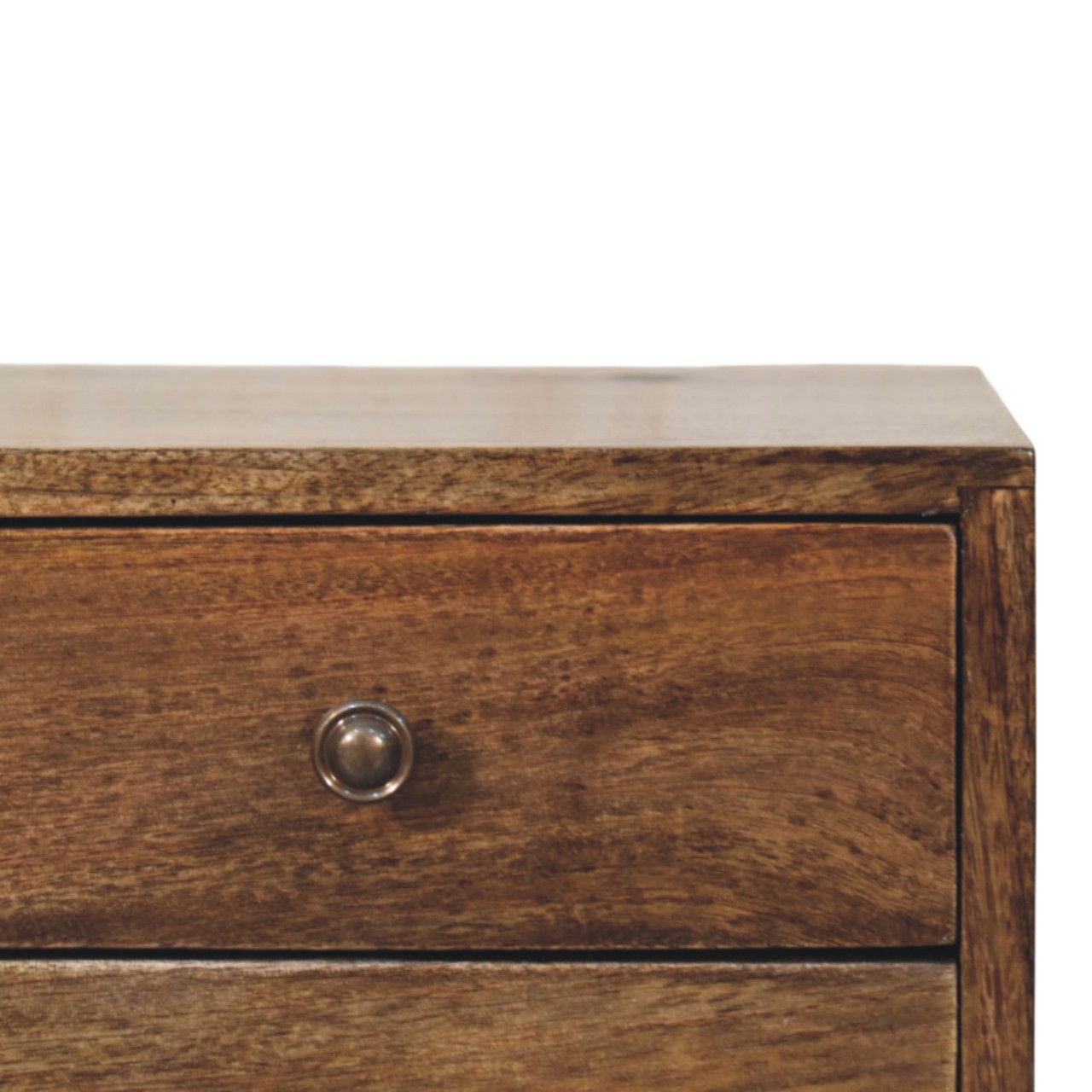 Nordic 2 Drawer Bedside in Classic Grey - Image 4