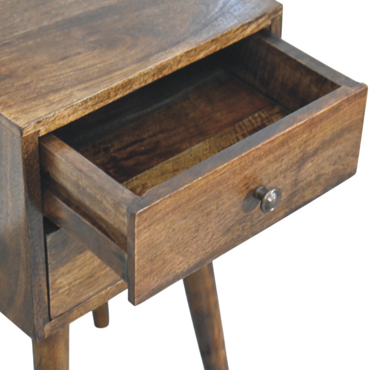Nordic 2 Drawer Bedside in Classic Grey - Image 6