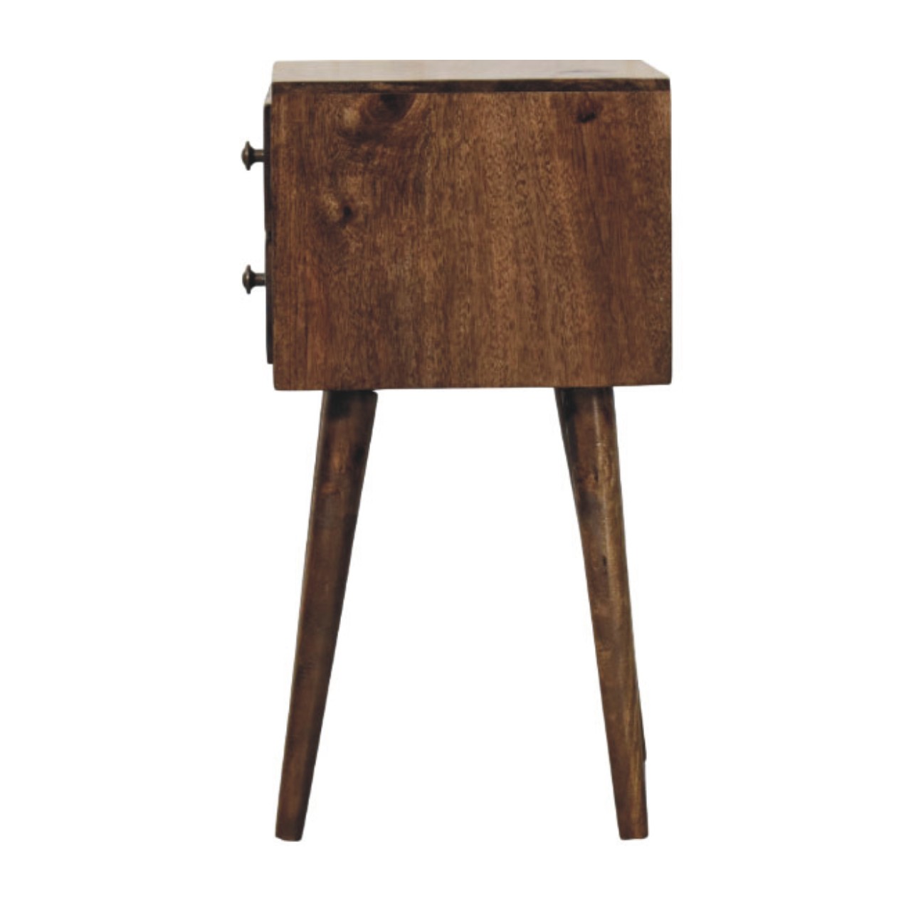 Nordic 2 Drawer Bedside in Classic Grey - Image 8