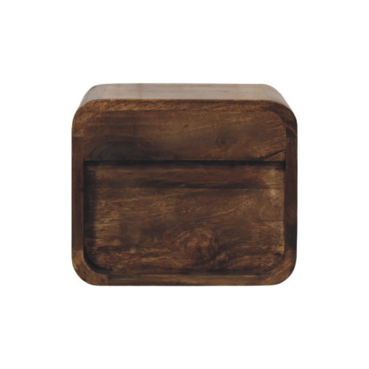 Rounded One-Drawer Nightstand - Image 9