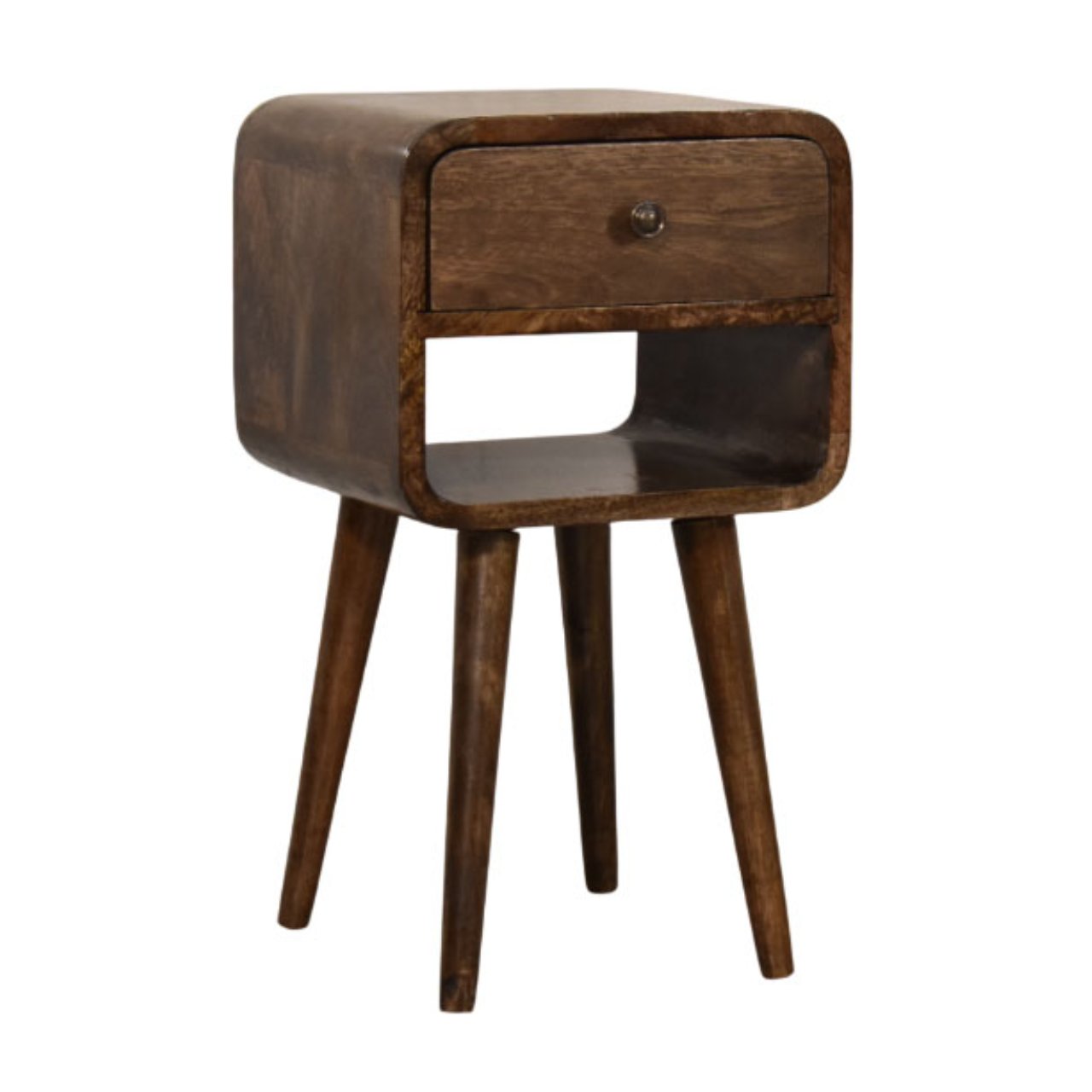 Rounded Open Shelf Bedside - Image 2