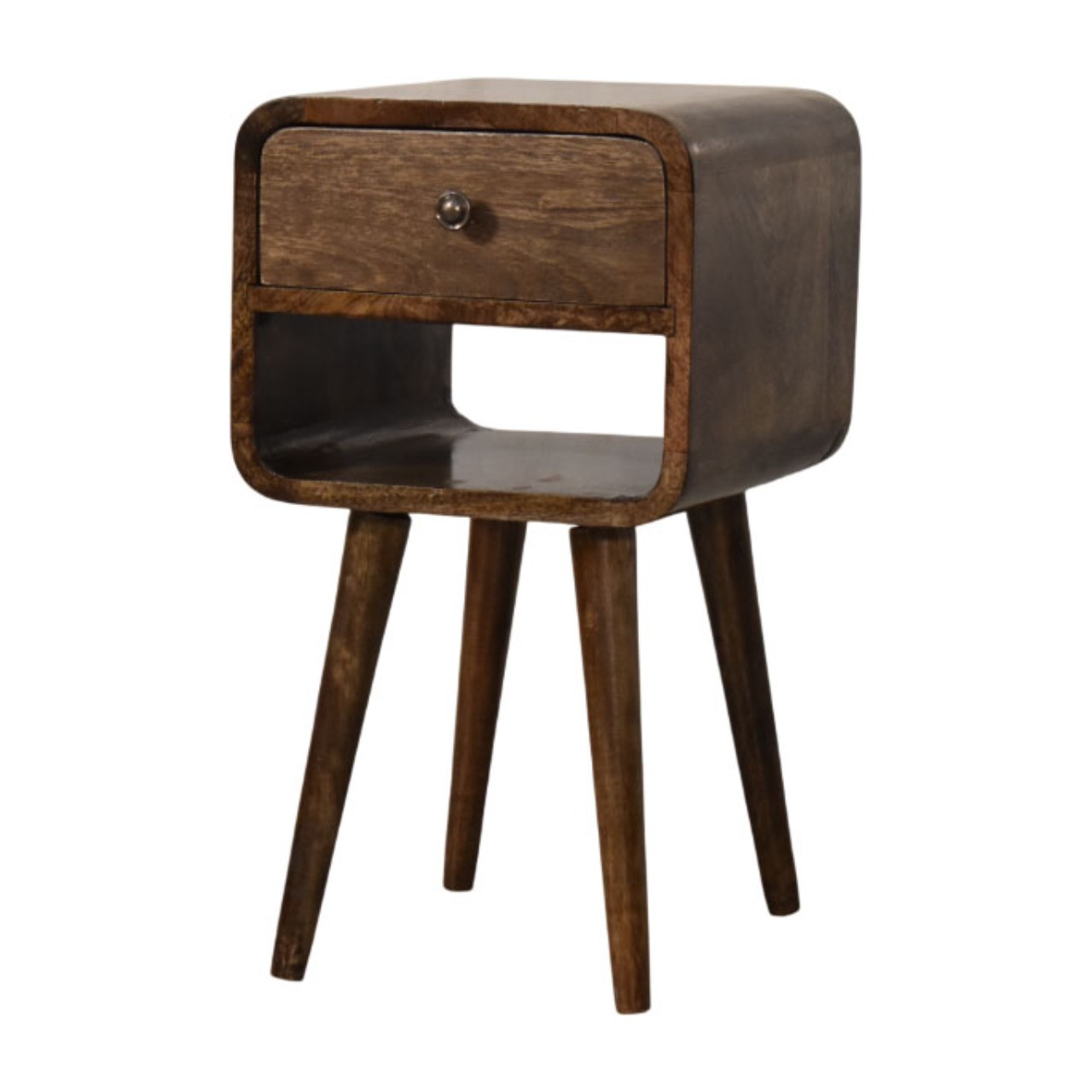 Rounded Open Shelf Bedside - Image 3
