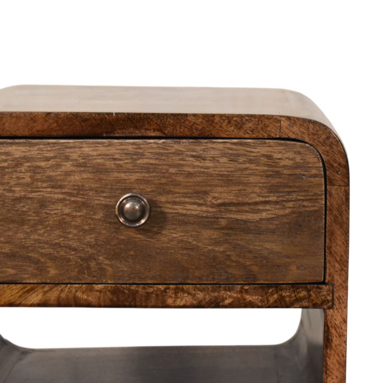 Rounded Open Shelf Bedside - Image 4