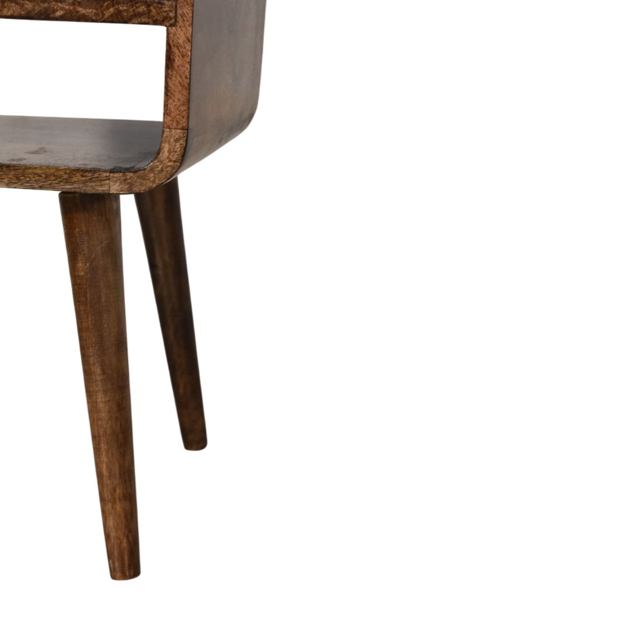 Rounded Open Shelf Bedside - Image 7