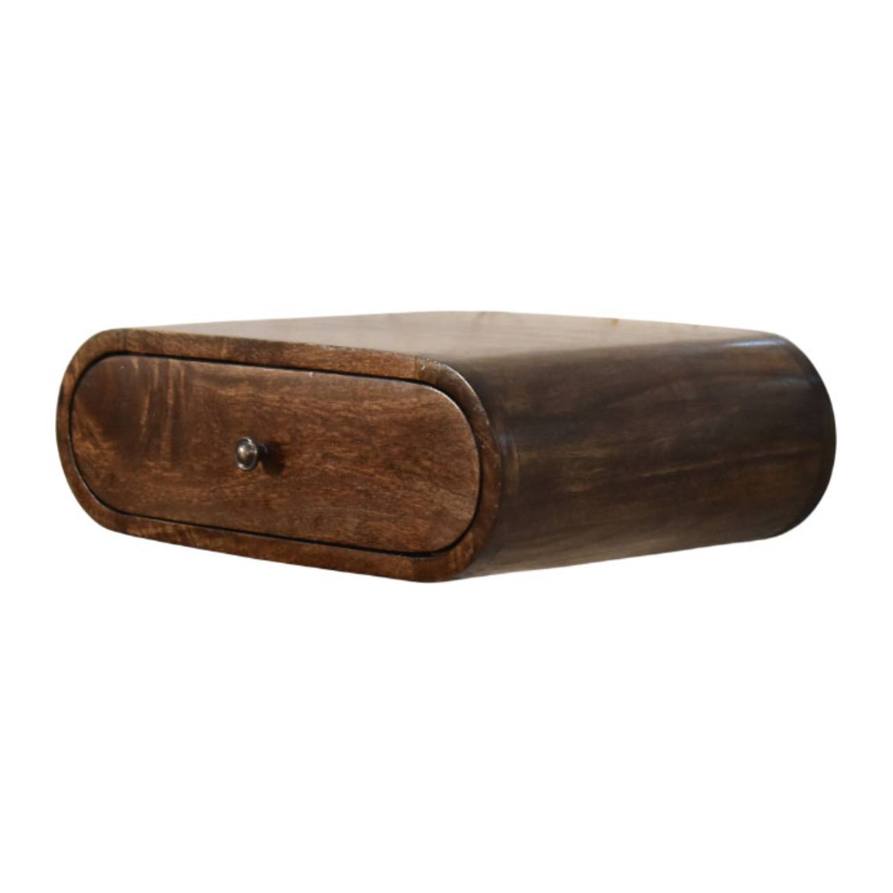 Rounded Wall-Mounted Bedside in Classic Grey - Image 2