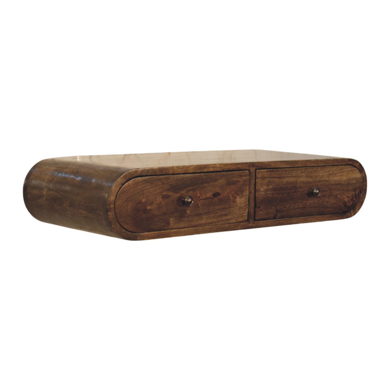 Rounded Wall-Mounted Console with 2 Drawers - Image 3