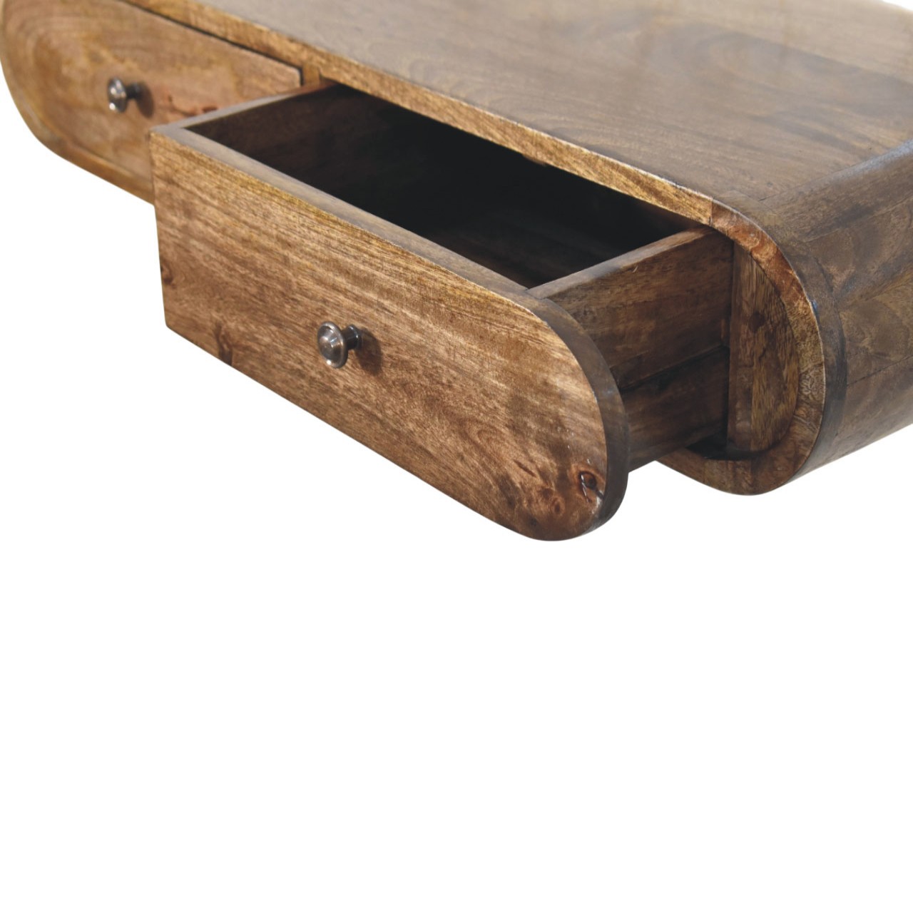 Rounded Wall-Mounted Console with 2 Drawers - Image 5