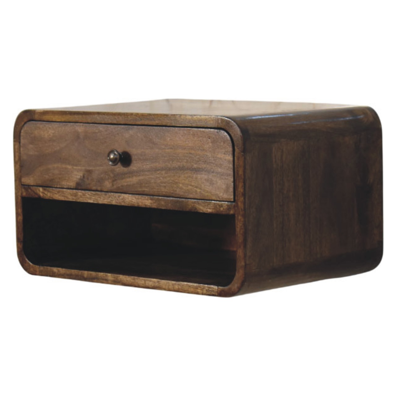 Rounded Edge 1-Drawer Bedside - Image 2