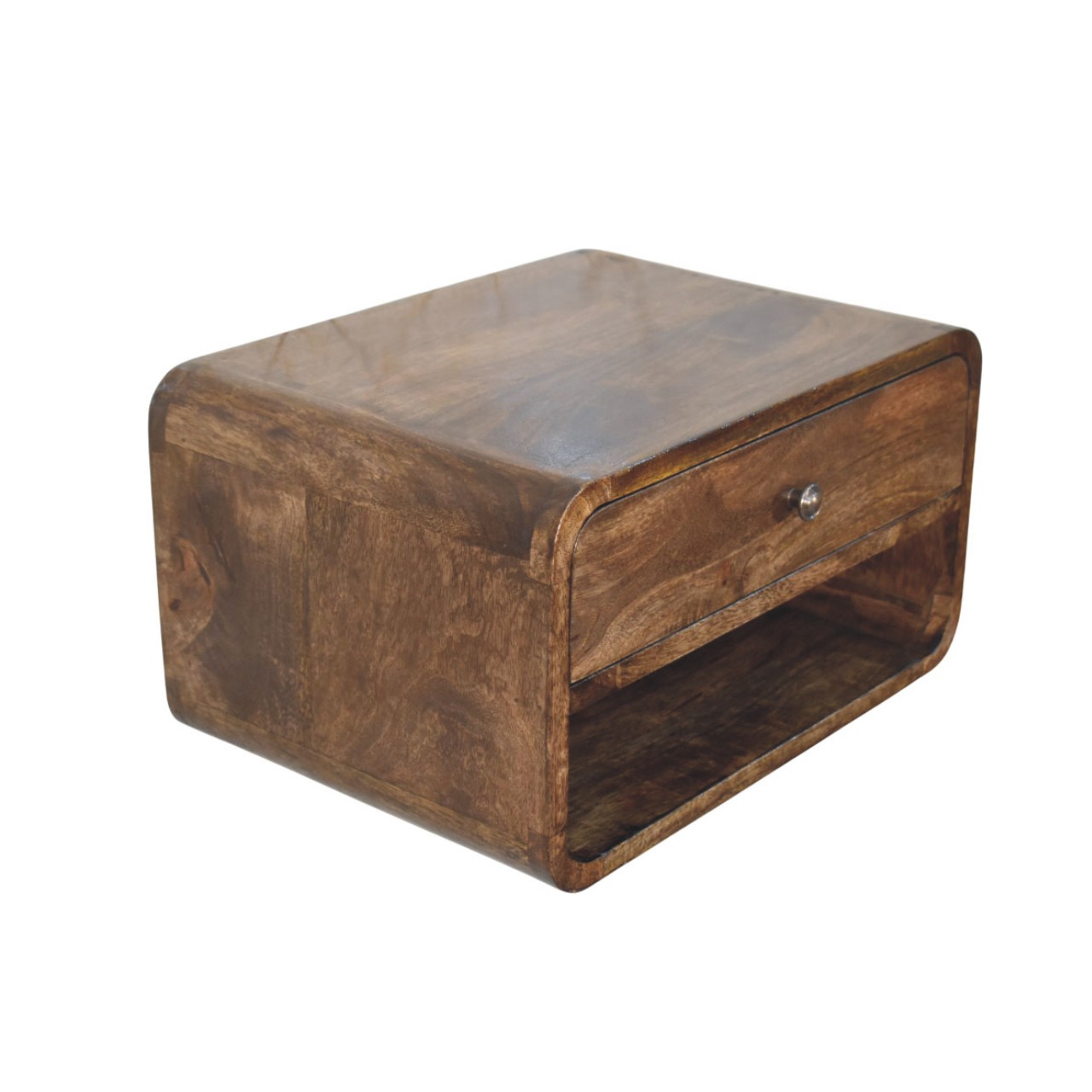 Rounded Edge 1-Drawer Bedside - Image 7