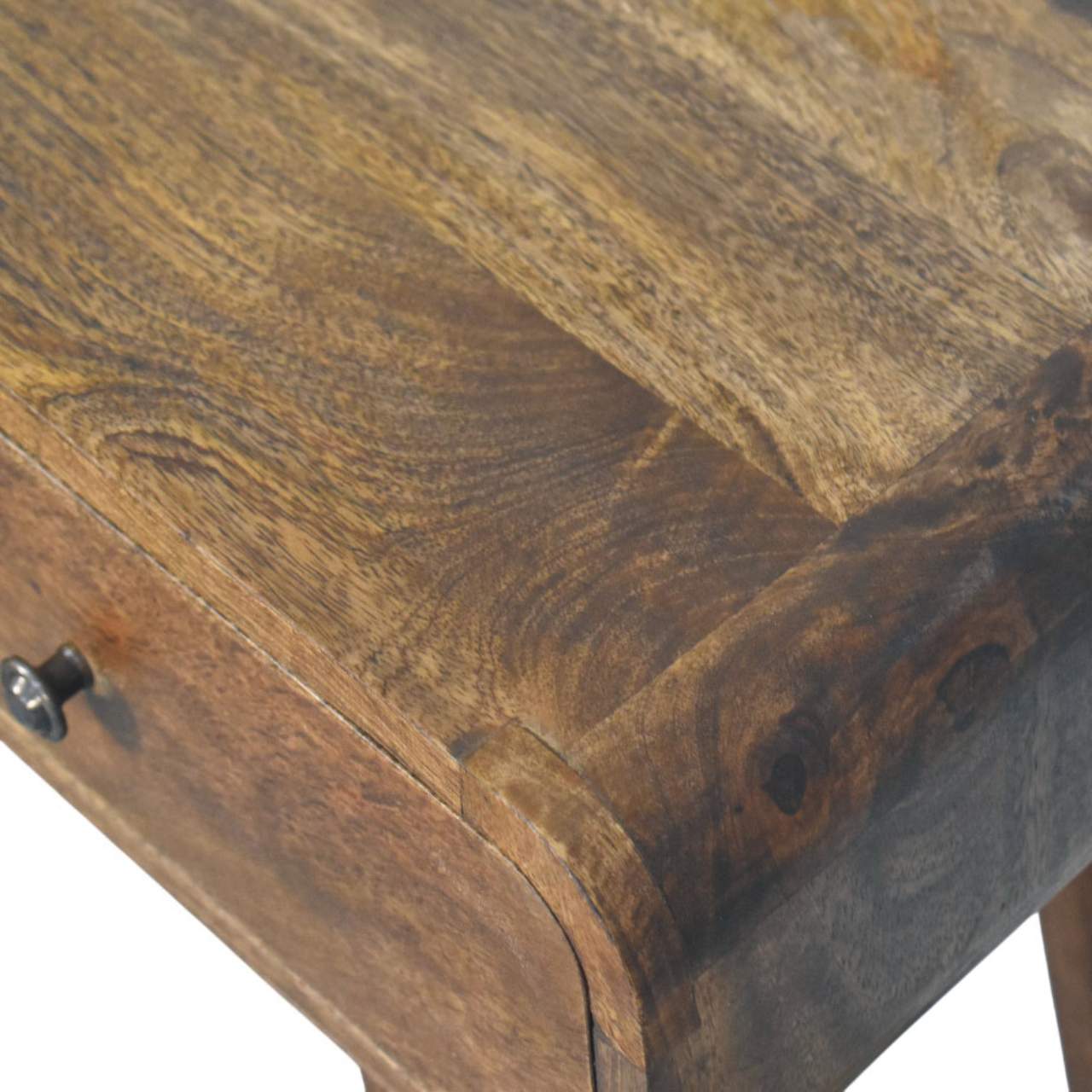 Classic Grey Rounded Console Table - Image 5