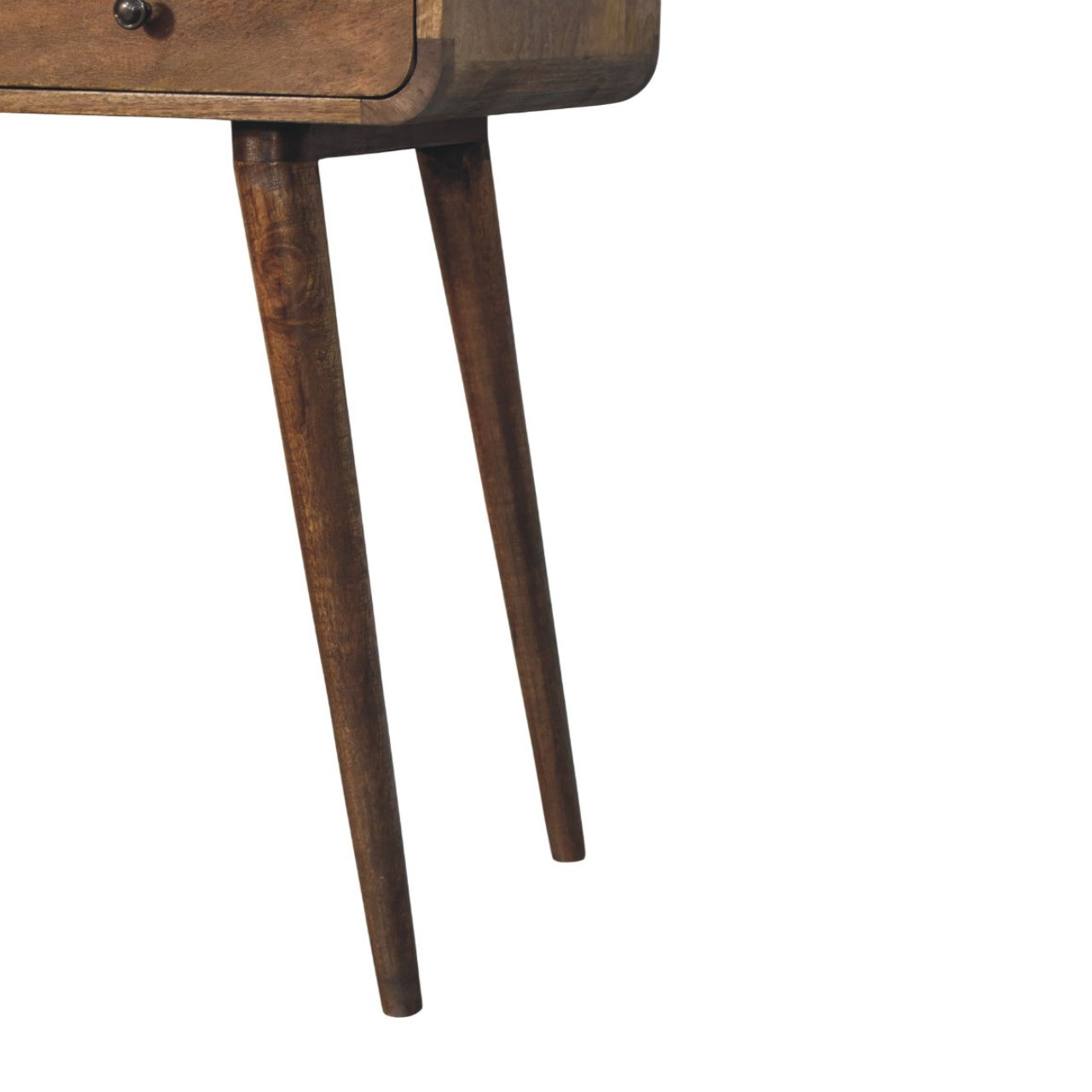 Classic Grey Rounded Console Table - Image 7