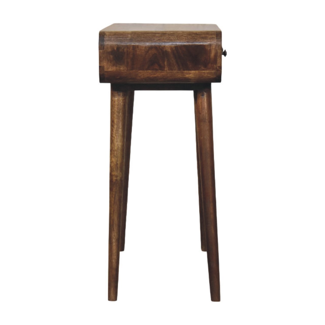 Classic Grey Rounded Console Table - Image 8