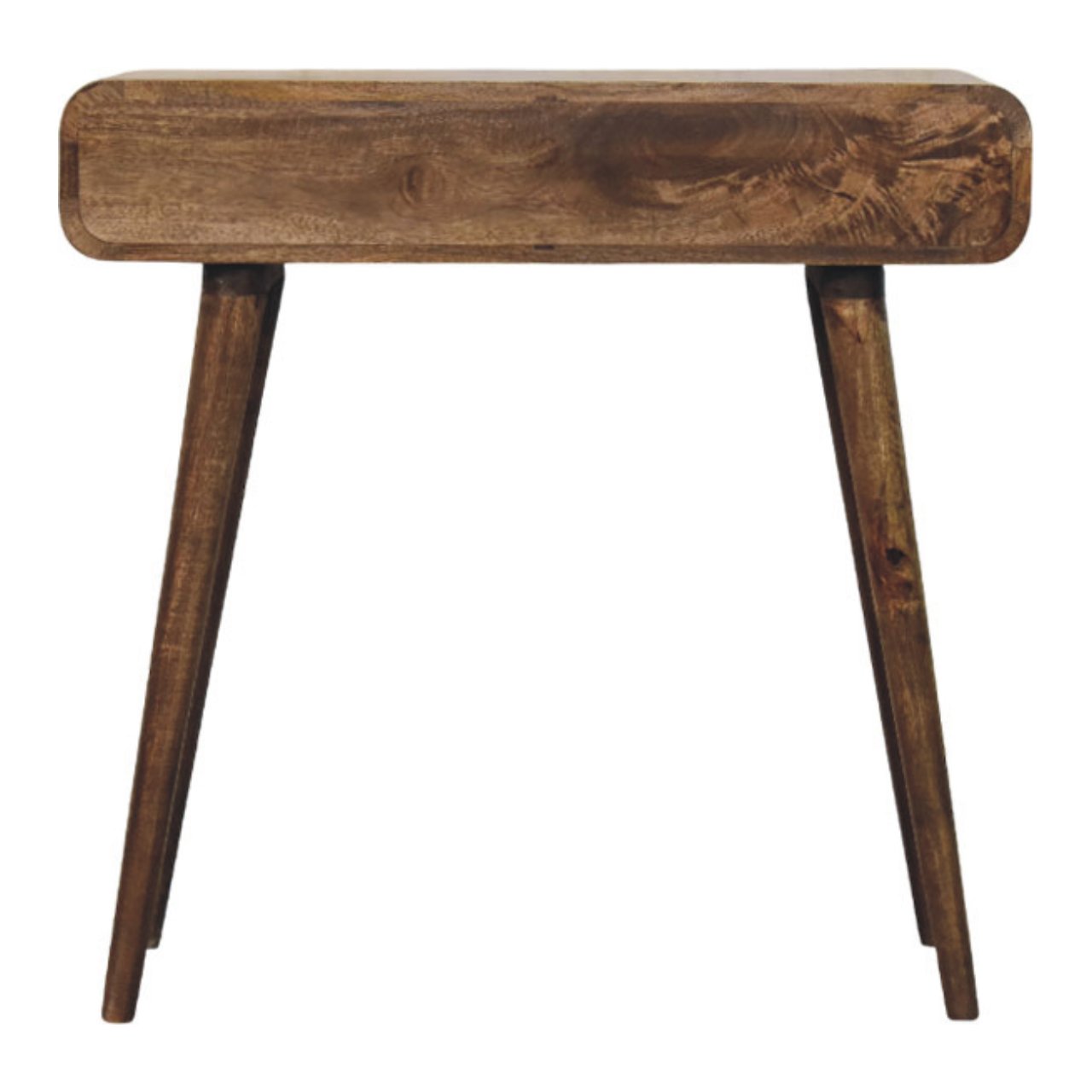 Classic Grey Rounded Console Table - Image 9