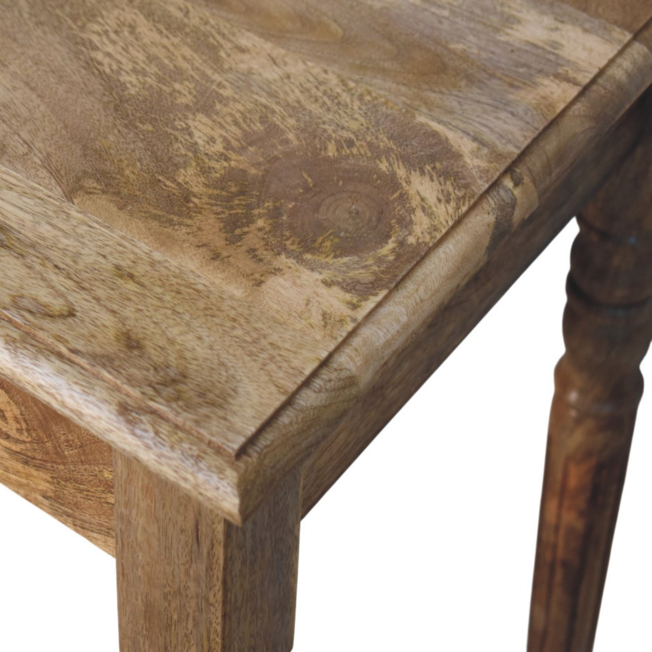 Oakish Turned Leg Writing Desk - Image 5