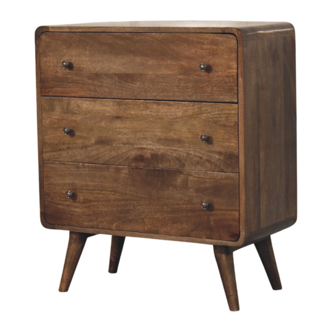 Curve Edge 3 Drawer Chest - Image 2