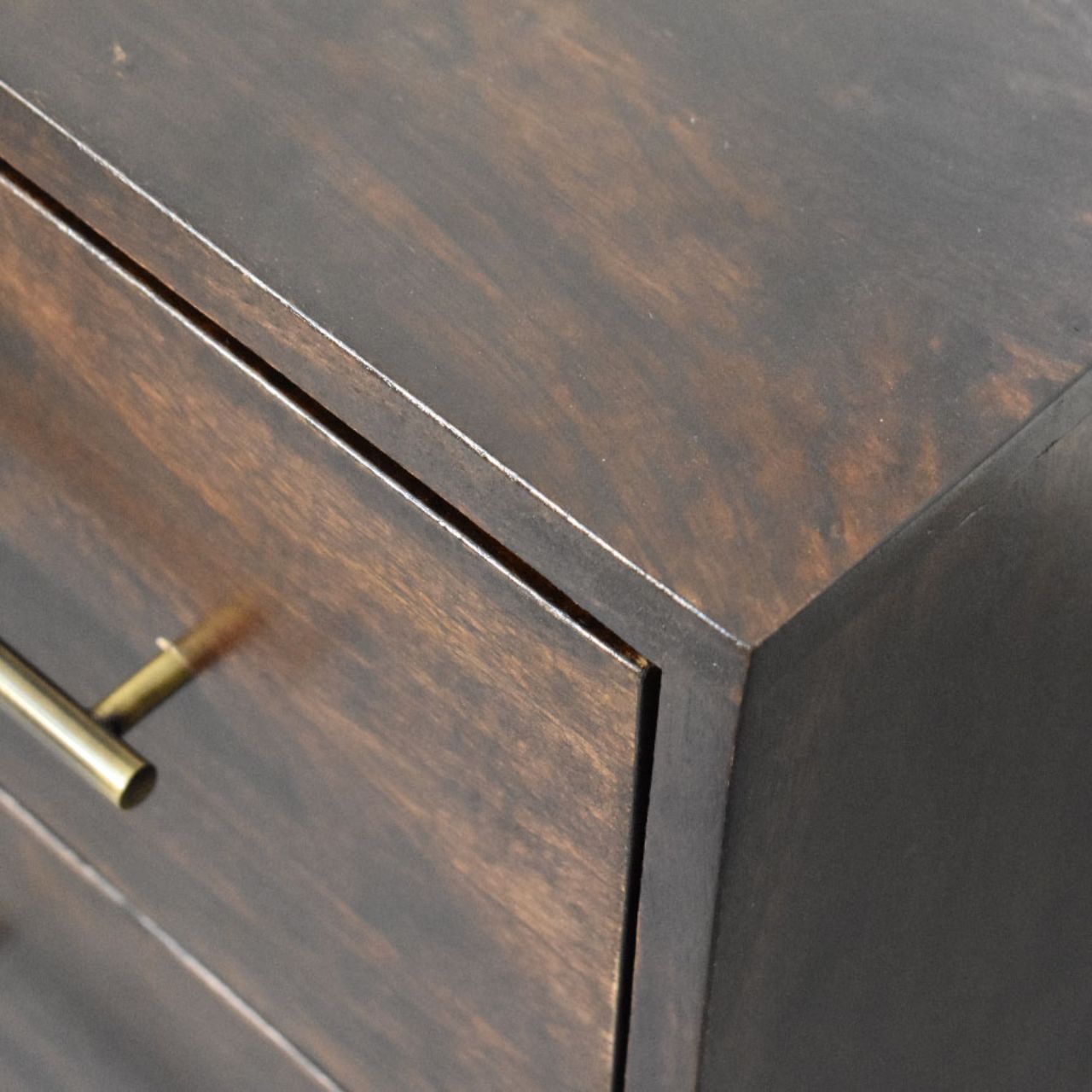 Spindle Mocha Bedside Table - Image 5