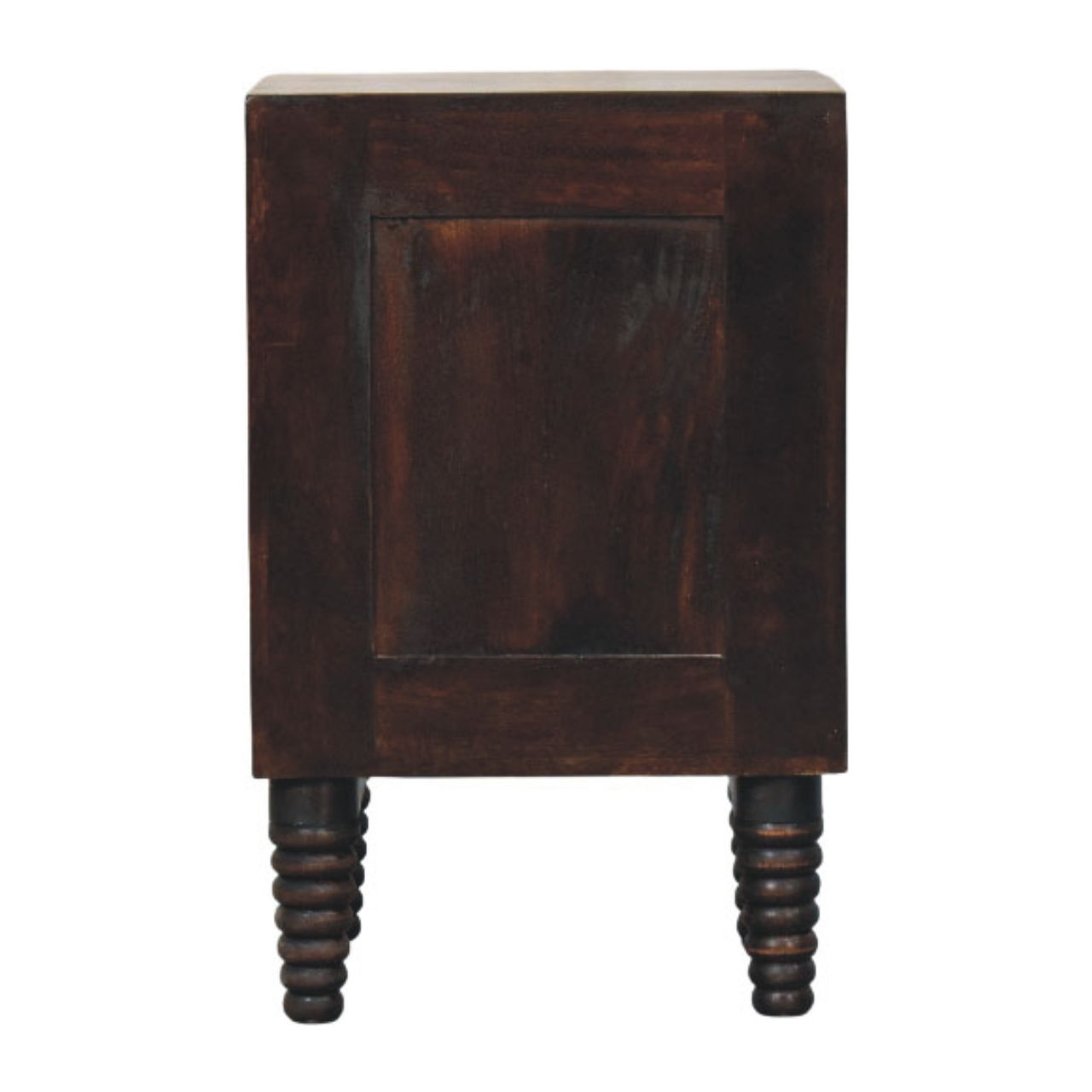 Spindle Mocha Bedside Table - Image 9