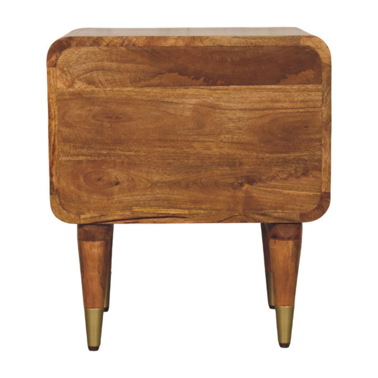 Amber Oak Bedside Table - Image 9