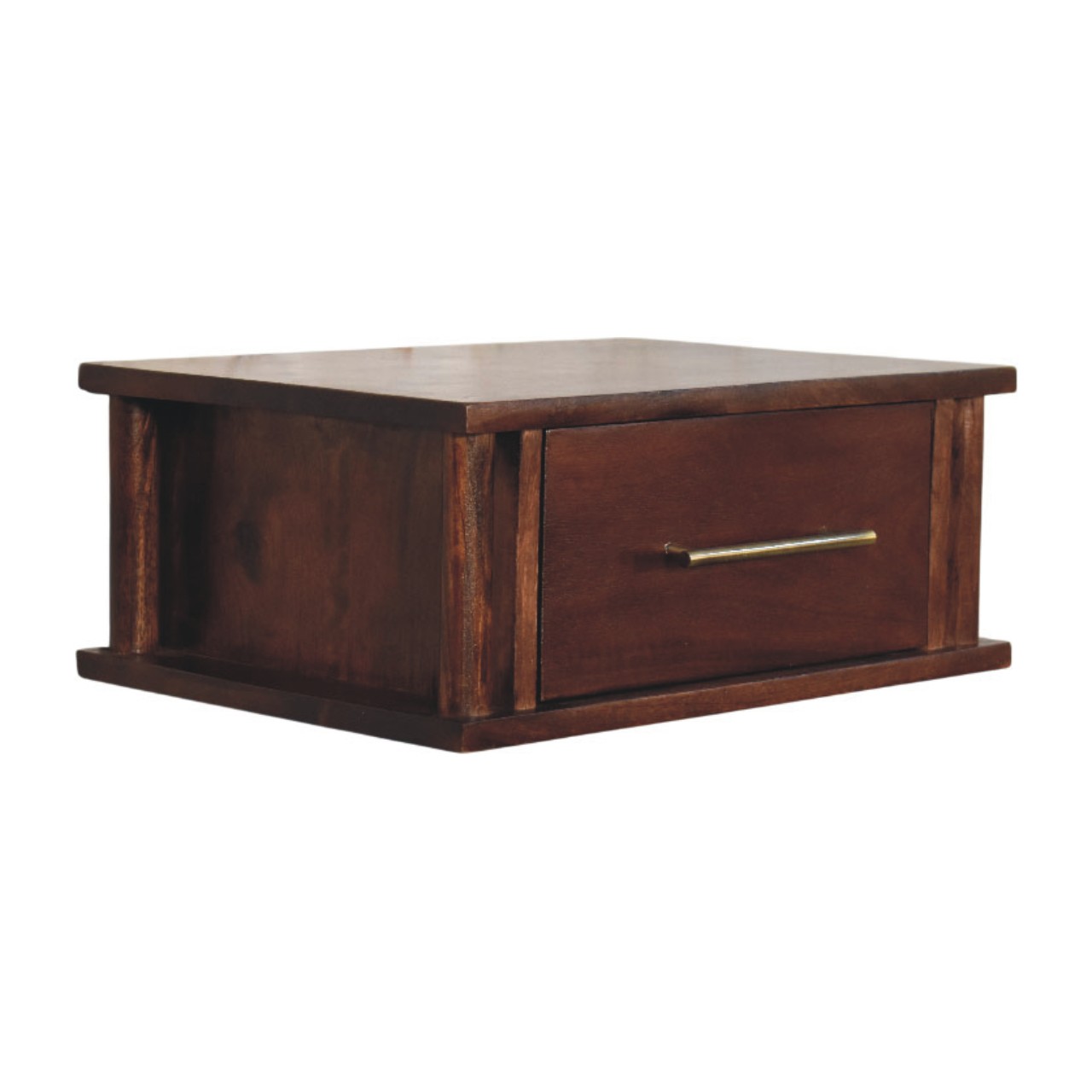 Wall-Mounted Bedside with Brass Handle - Image 2