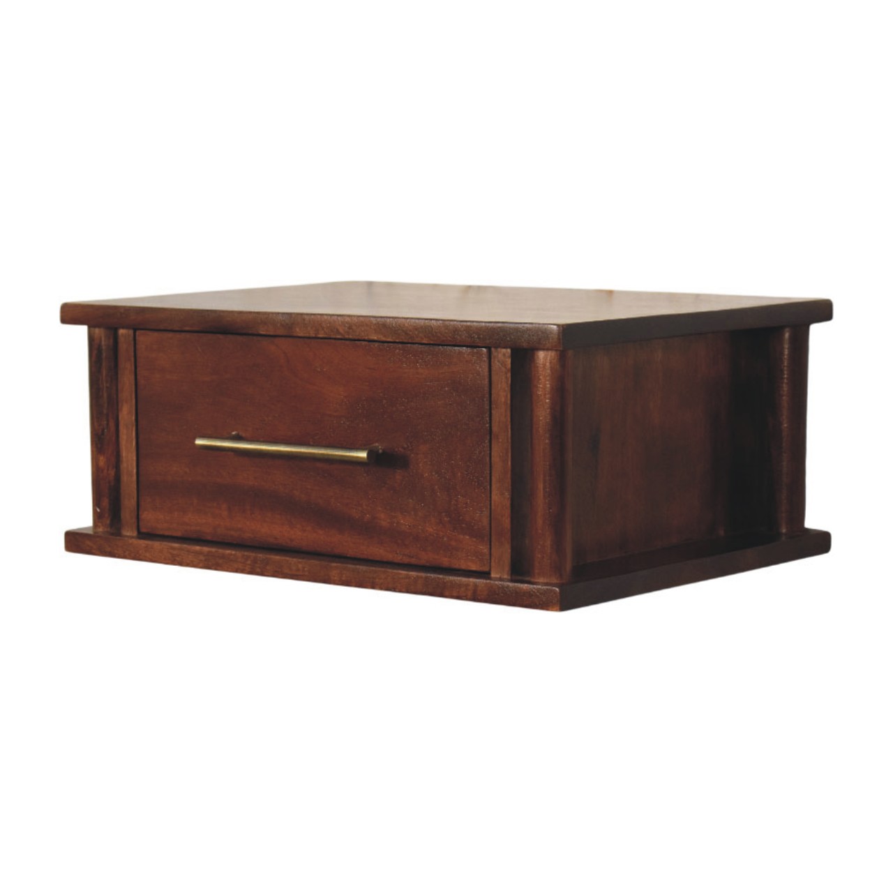 Wall-Mounted Bedside with Brass Handle - Image 3