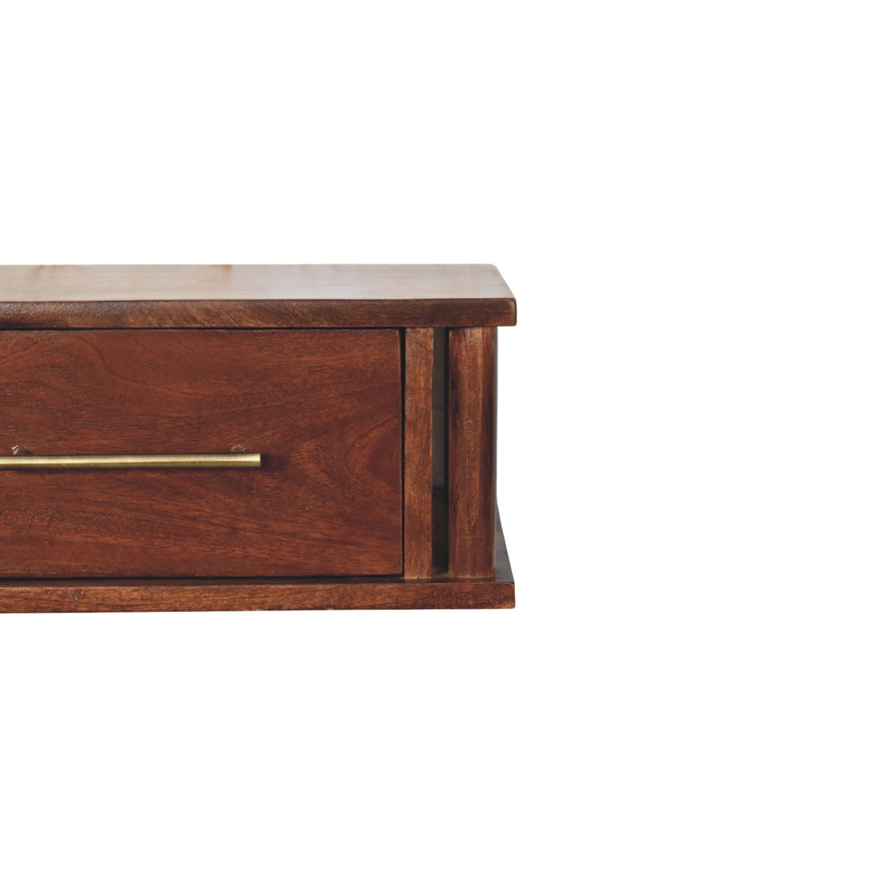 Wall-Mounted Bedside with Brass Handle - Image 4